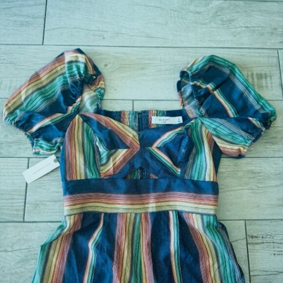 Anthropologie Multicolor Striped Jumpsuit - Picture 3 of 6